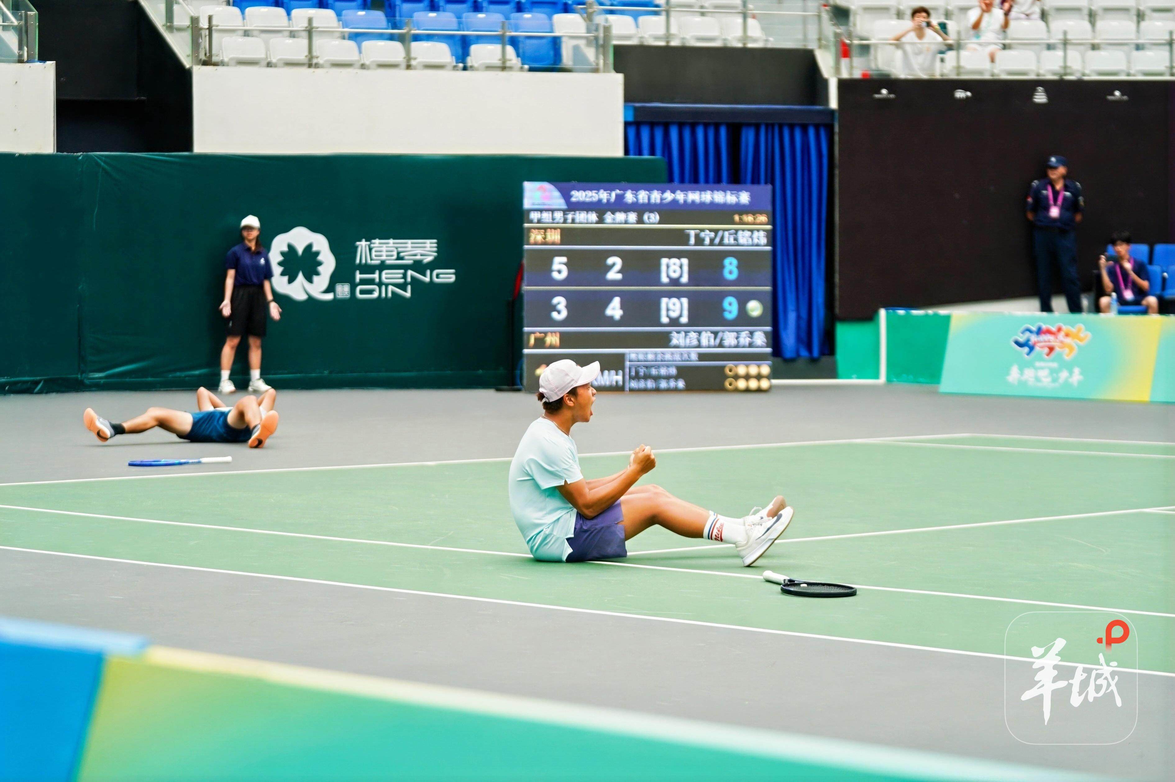 广州两队势, 少年网球锦, https